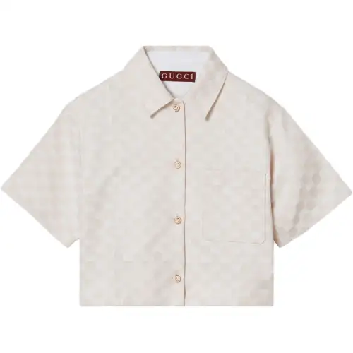 GUCCI Gg Cotton Gabardine Shirt