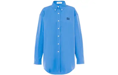 【Previous Season】oversized cotton poplin shirt