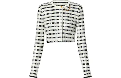 LOUIS VUITTON SS23 Knitwear Women's Black White