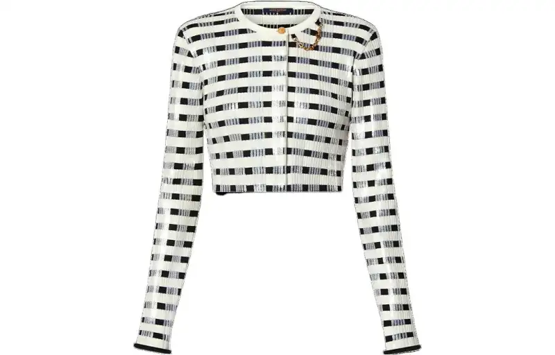 LOUIS VUITTON SS23 Knitwear Women's Black White