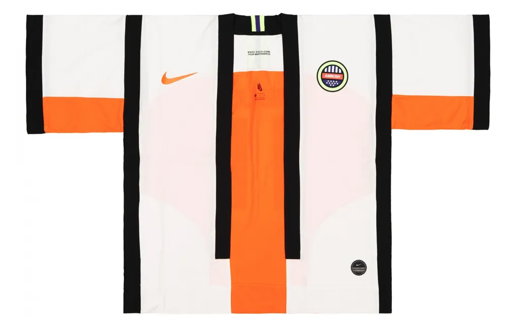 Nike x Ambush Shirt Women's White Black Orange Multicolor