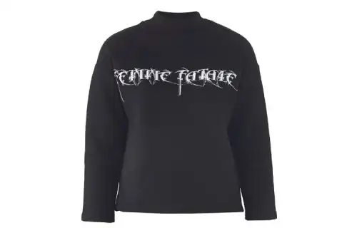 Balenciaga Sweatshirt Women's Black