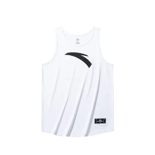 Anta Basketball Collection Basketball Jersey Men's Pure White
