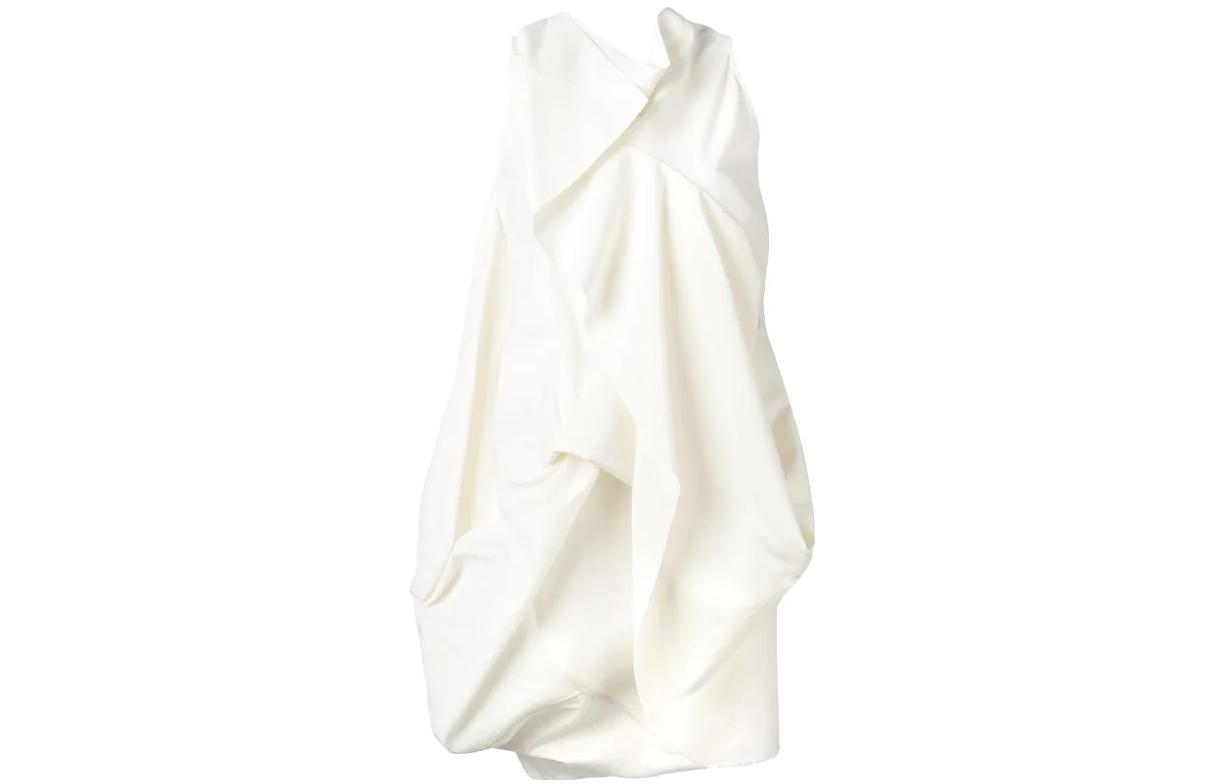 RICK OWENS Shirts Women's White Double Collar Moderate Shirt