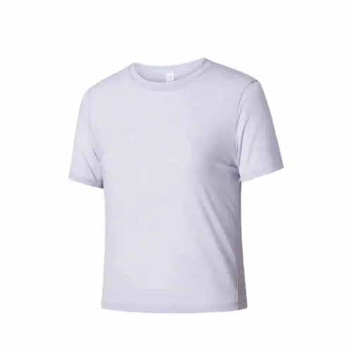 Anta Champion All Weather Collection T Shirt Women's Purple Cloud Gray