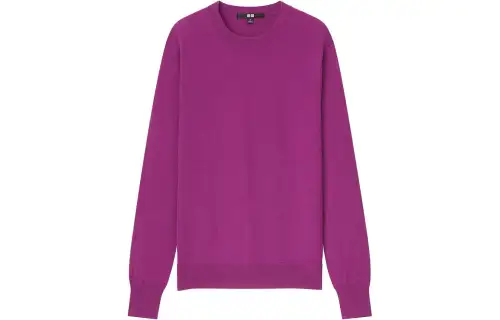 UNIQLO Sweaters Women's Peach Pink Crew Neck Moderate Other