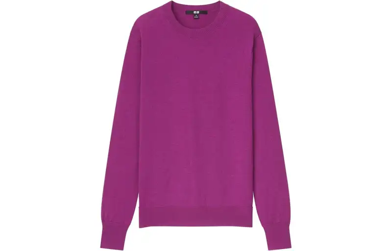 UNIQLO Sweaters Women's Peach Pink Crew Neck Moderate Other