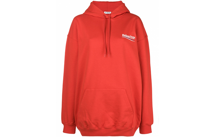 Женская худи Balenciaga (красная)