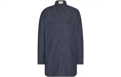 THE ROW Shirts Women's Dark Blue Polo Collar Other