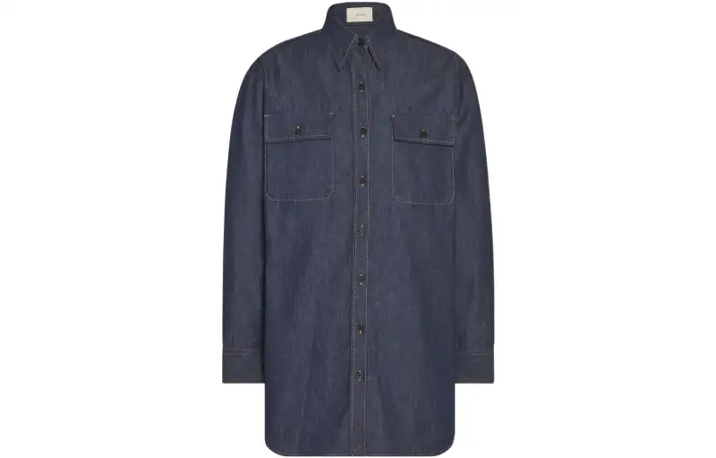 THE ROW Shirts Women's Dark Blue Polo Collar Other