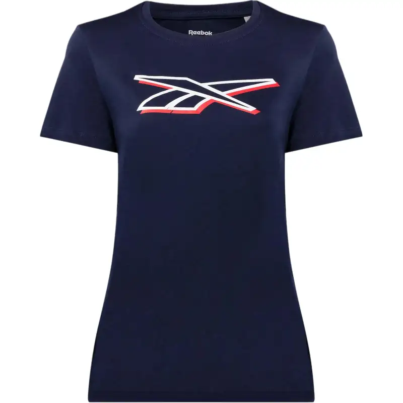 Reebok T Shirt Women's Vector Marine Blue