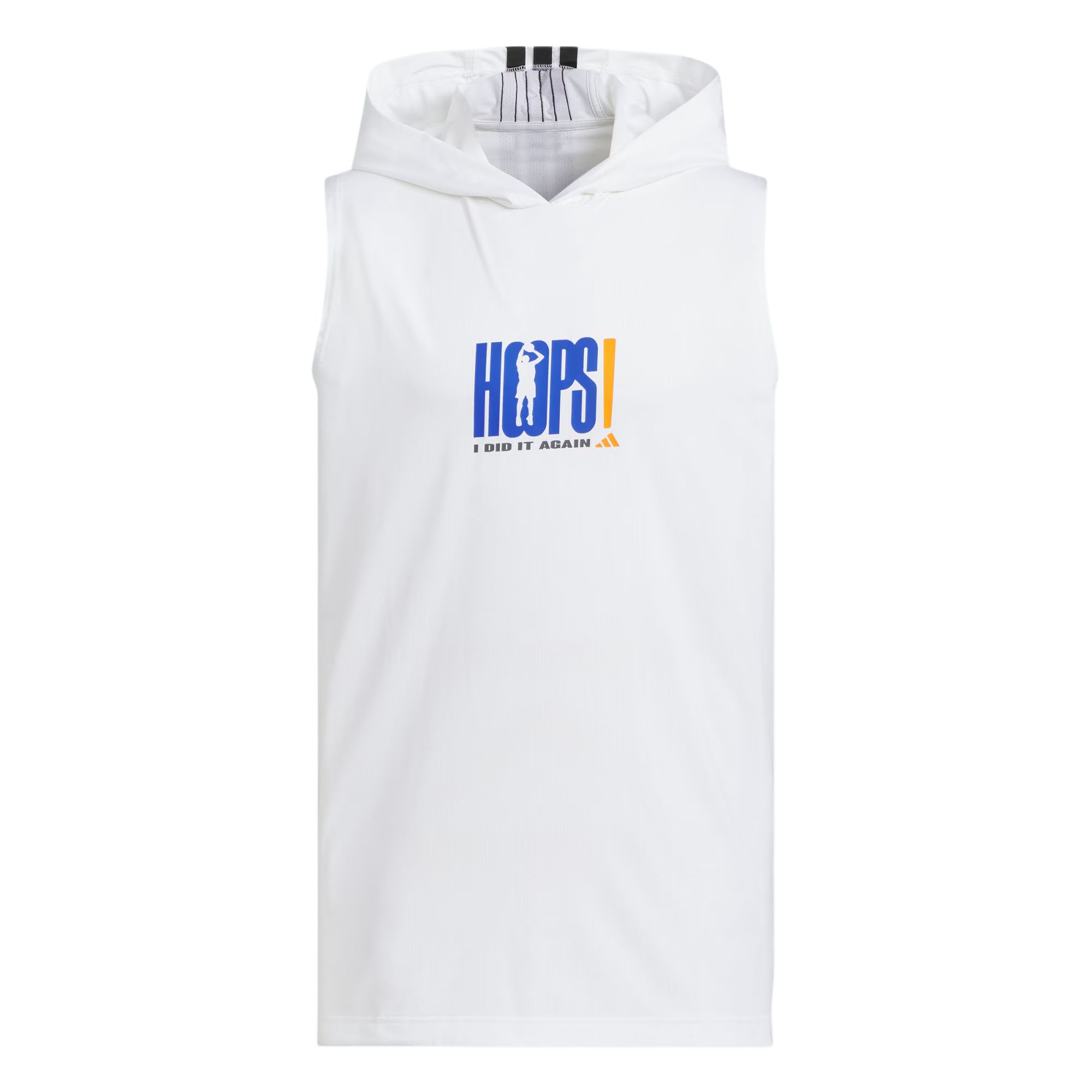 Adidas BASKETBALLHooded Basketball Jersey Unisex White