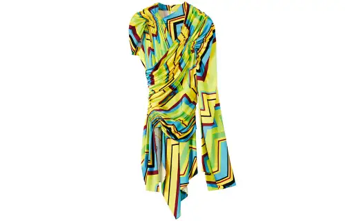 LOEWE Shirts Women's Yellow Green Half Turtleneck Moderate Other