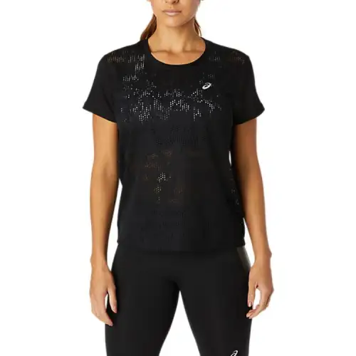 ASICS T Shirts Women's Black Crew Neck Other