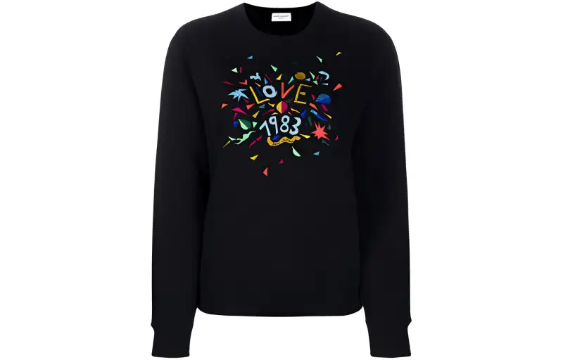 SAINT LAURENT Sweatshirt Women's Black