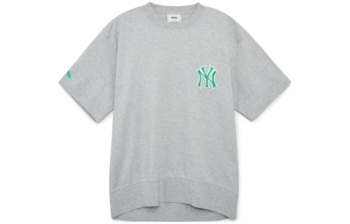 MLB Drop Shoulder Sleeve T Shirt Women's Gray