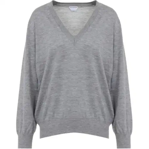 Bottega Veneta V Neck Fine Knit Jumper