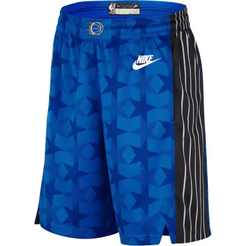 Nike Hardwood Classics Performance Swingman Elastic mid-waist fit basketball pants 2023/24 season Orlando Magic Men's Royal Blue