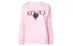 KENZO Sweatshirts Women's Pink Crew Neck Moderate Regular