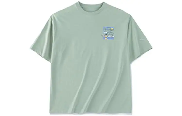 ANTA Life Collection T Shirts Women's Green Crew Neck Moderate Straight Fit