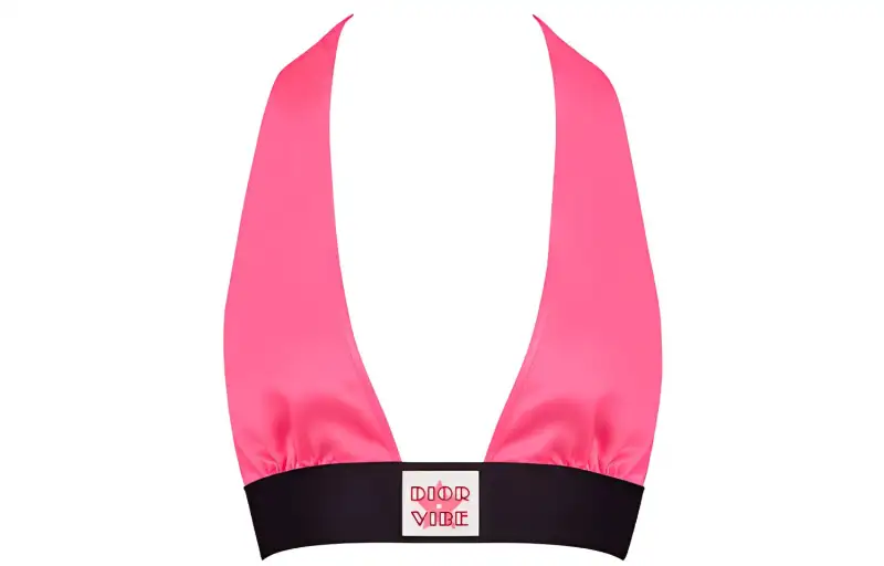 DIOR Quarterly New Products Camisoles Women's Pink Moderate Halter Neck