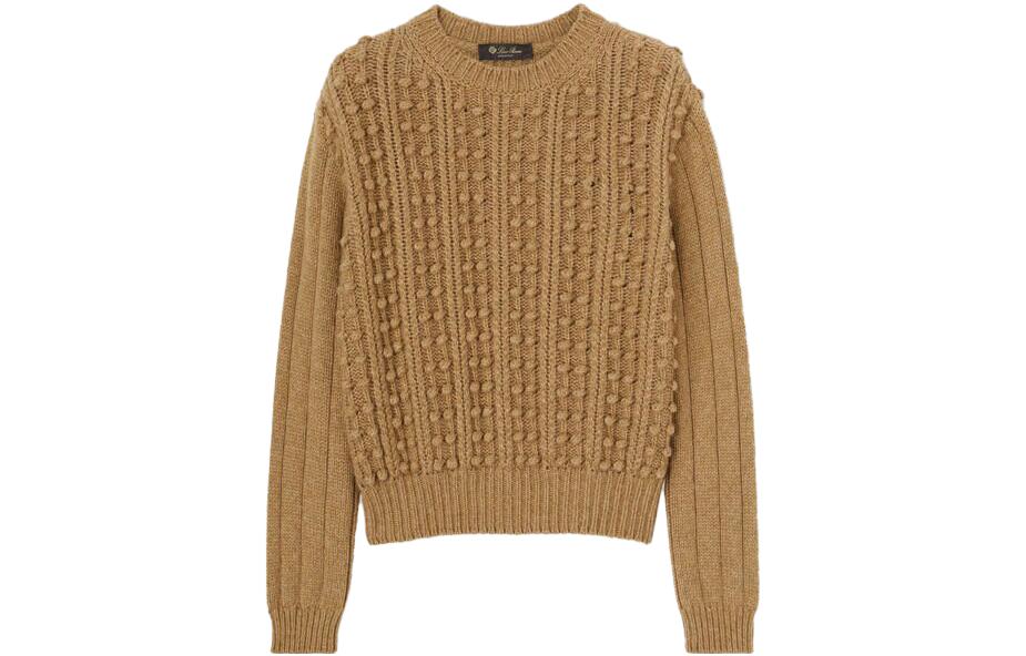 Loro Piana Stud Knitted Crewneck Jumper