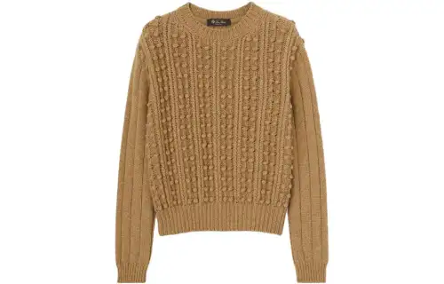 Loro Piana Stud Knitted Crewneck Jumper