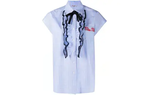MIU MIU SS22 Shirt Women's Blue
