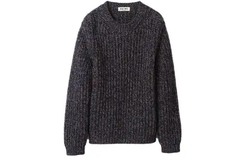 MIU MIU Crew neck Virgin wool Knitted Jumper