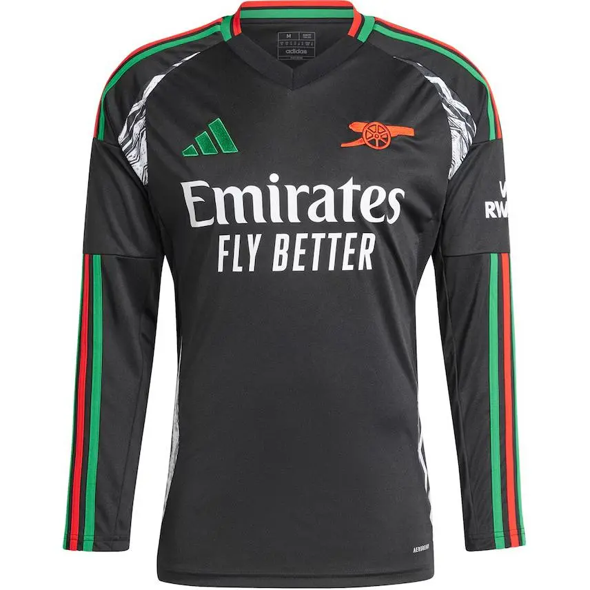 Adidas Arsenal Away L/S Shirt Soccer Jersey Unisex Black