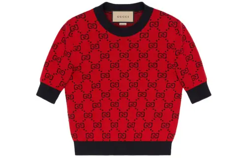GUCCI 520 Special Collection SS21 Knitwear Women's Red
