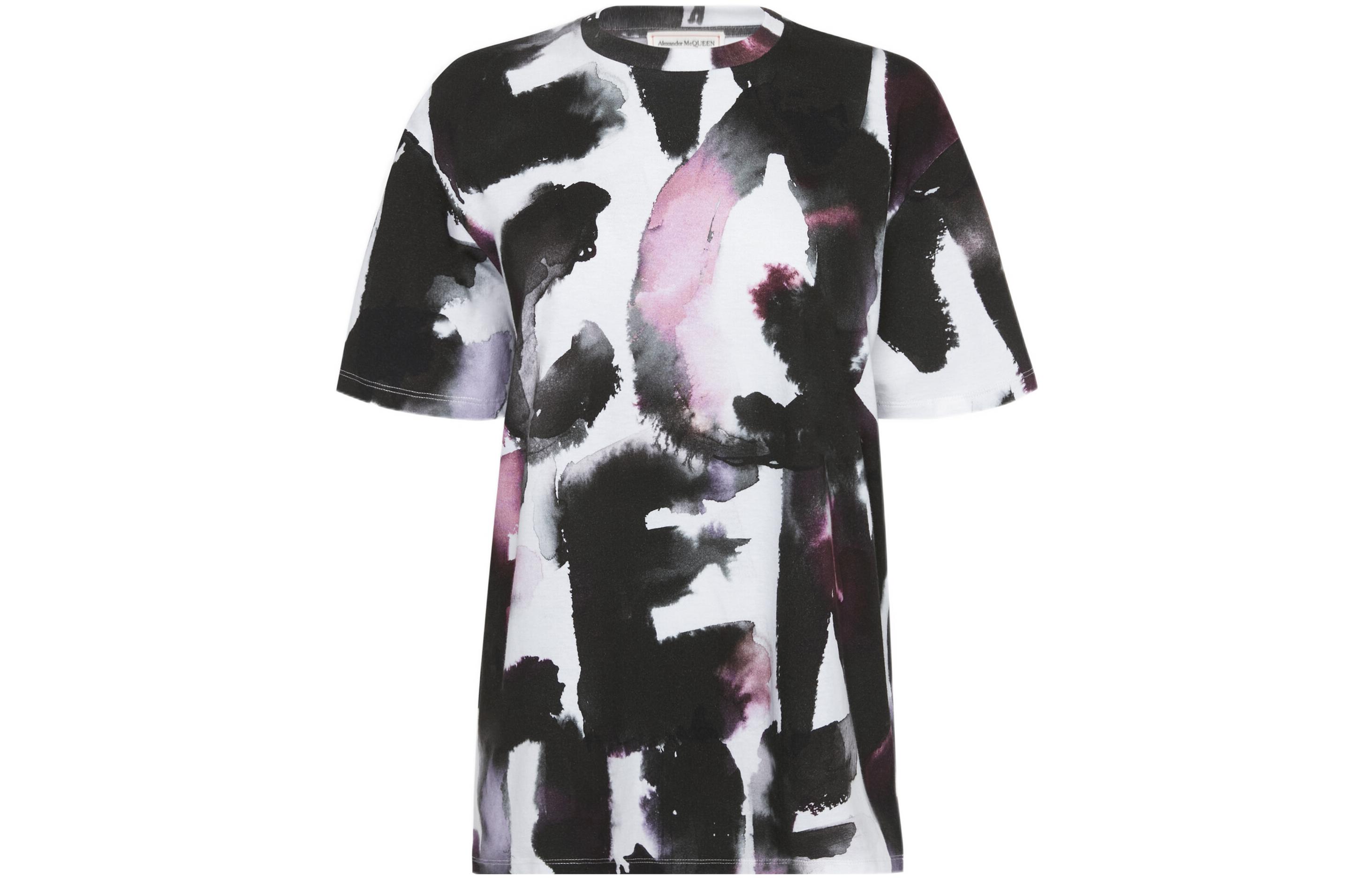 Футболка Alexander McQueen Graffiti (мультиколор)
