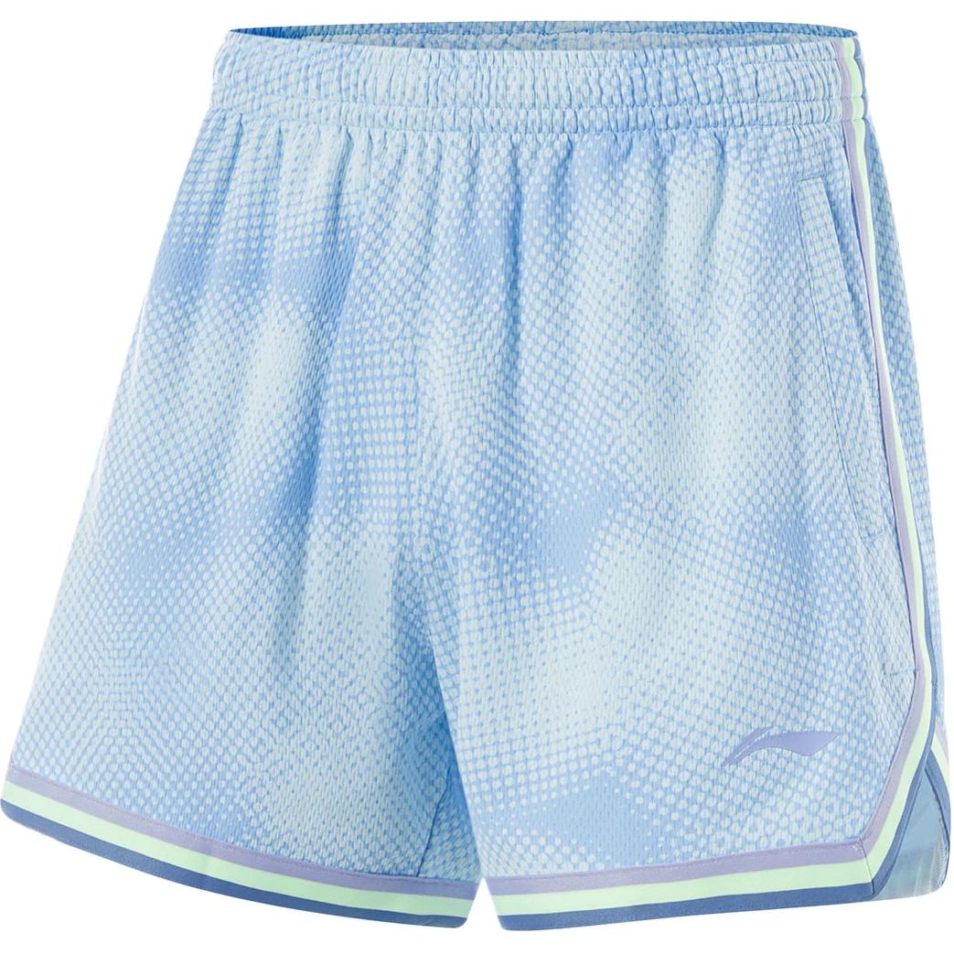 Li Ning CBA Basketball Shorts Men’s Blue Print