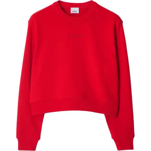 Burberry SS24 Sweatshirt Women's Red