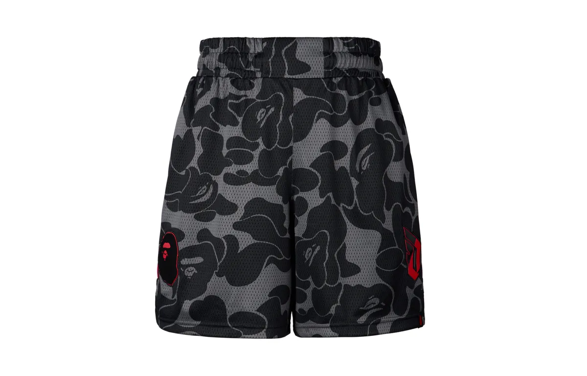 Adidas x BAPE Dame 9 FW24 Basketball Shorts Men's Carbon Gray