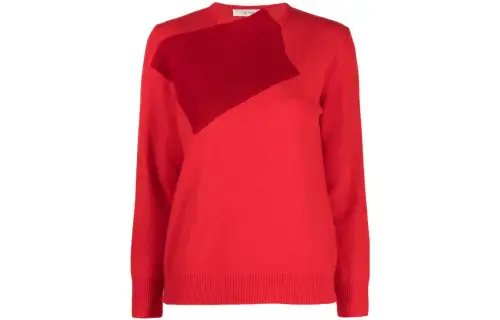 THE ROW Patch Detailed Long-Sleeved Jumper