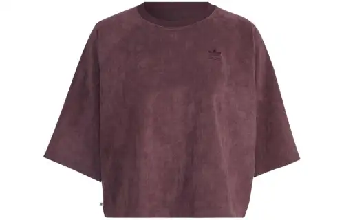Adidas Originals T Shirt Women's Burgundy