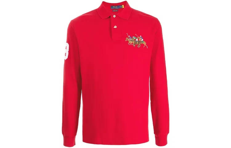 Polo Ralph Lauren Polo Shirts Men's Red Moderate