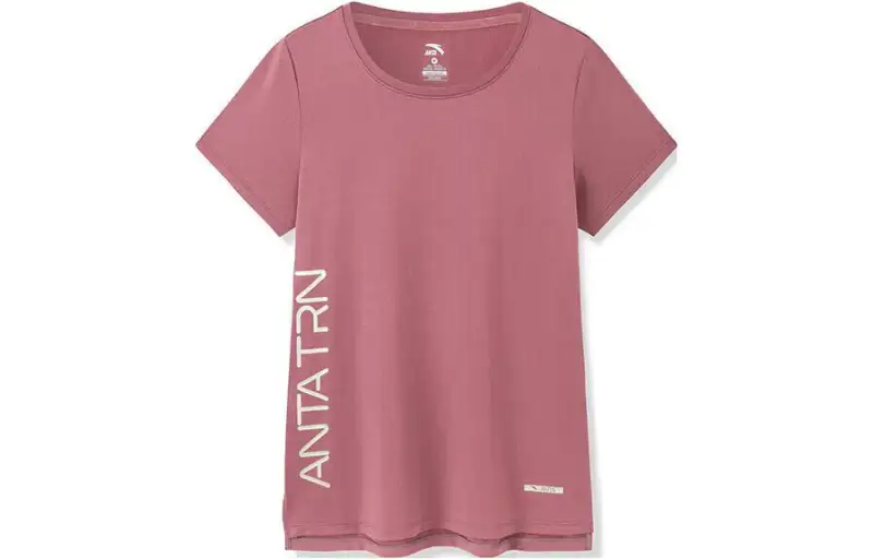 ANTA Variety Training Collection T Shirts Women's Shimmering Purple Crew Neck Moderate Straight Fit