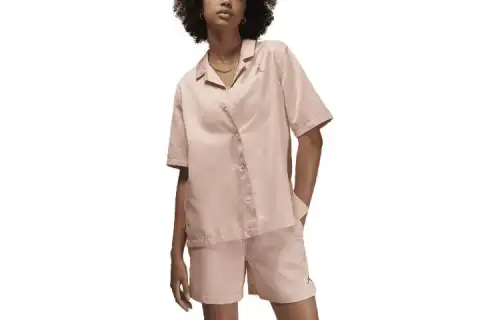 Jordan Drop Shoulder Sleeve T Shirt Women's Pink
