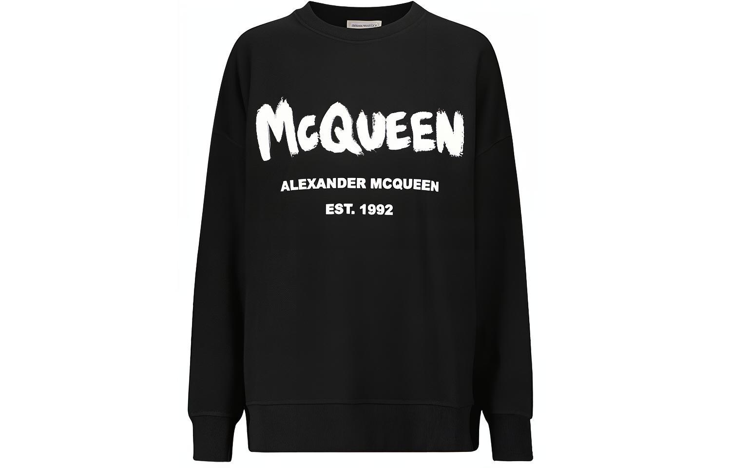 Женское худи Alexander Alexander McQueen FW21 (черное)