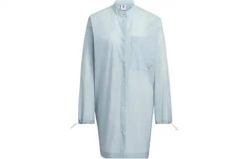Adidas Originals Lightweight Shirt Parka Shirt Women's Blue