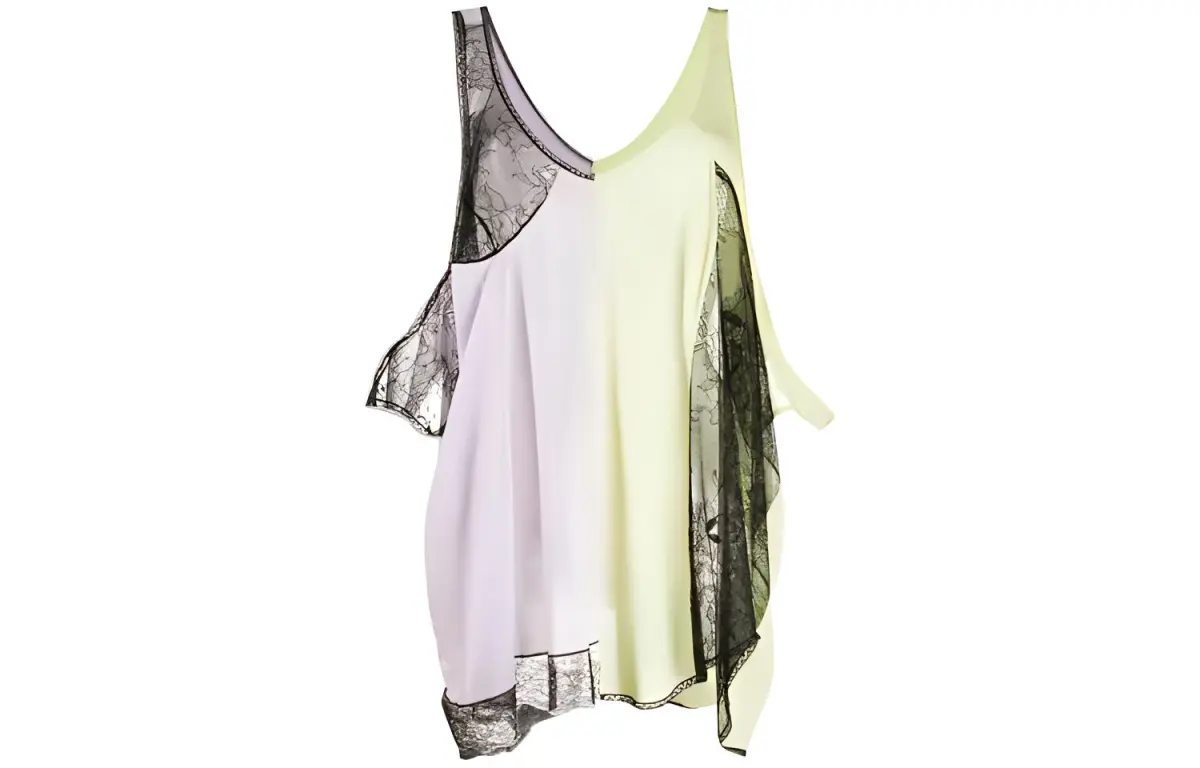 Maison Margiela asymmetric panelled vest top