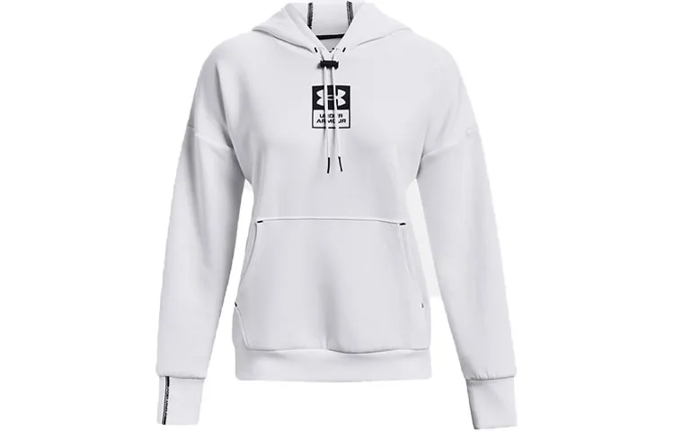 Under Armour Summit Sweatshirts Women's White Hooded Moderate Regular
