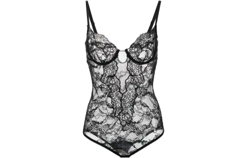 GUCCI Lace Bodysuit Black