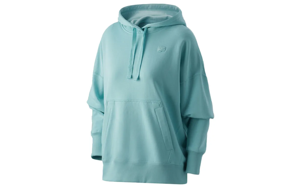 PUMA Sweatshirts Women's Sky Blue Hooded Moderate Regular