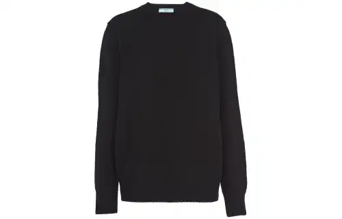 Prada triangle-logo wool jumper