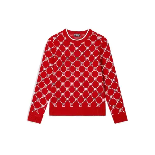 FILA Heritage Sweater Women's Rhythm Red