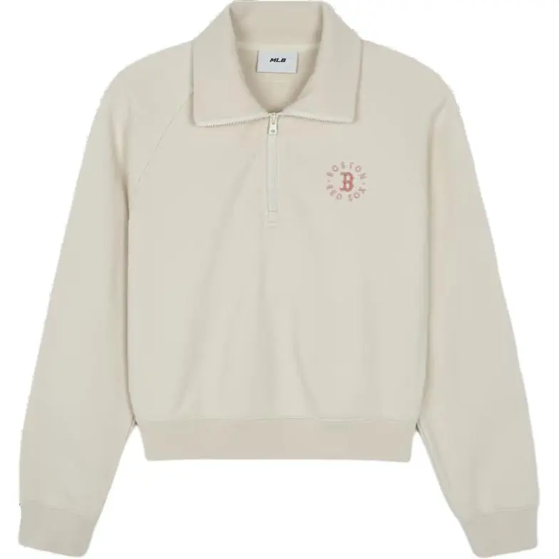 MLB Basic Collection Boston Red Sox Sweatshirt Women's Dark Cream