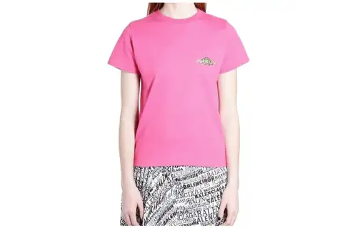 Balenciaga T Shirt Women's Pink